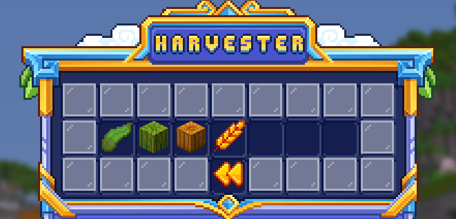 Le menu des quêtes du jour du Harvester