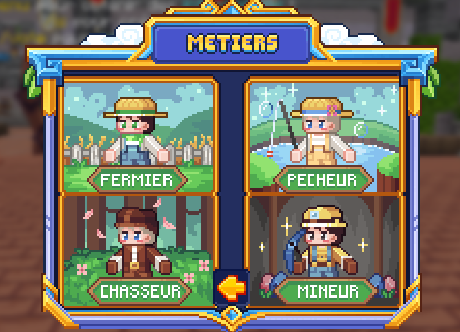 Le menu /jobs