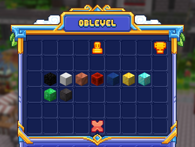 Le menu du niveau de l'île (/is level)
