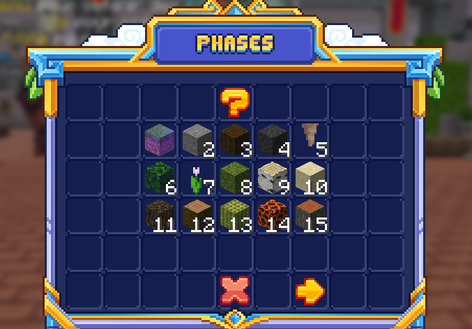 Le menu /phases