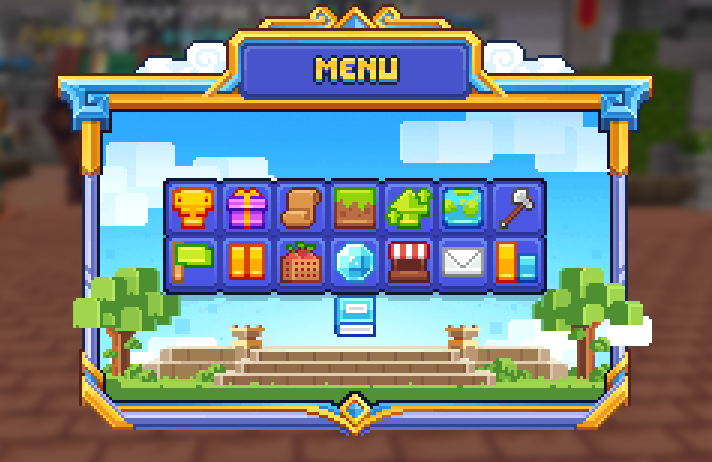 Le menu principal /menu